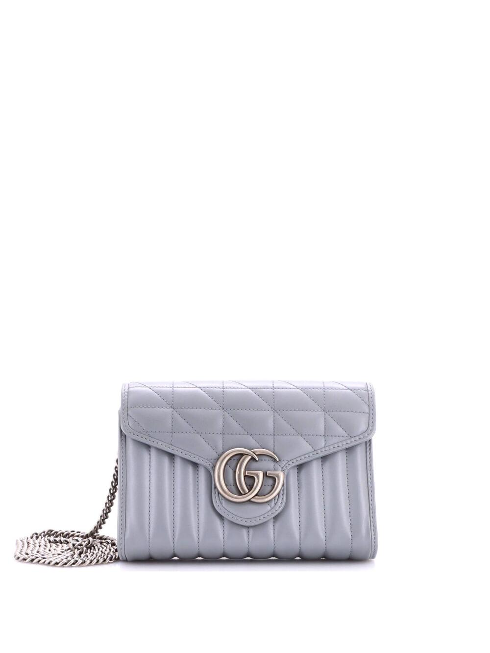 Gucci Gg Marmont Chain Wallet Mixed #295962G11B